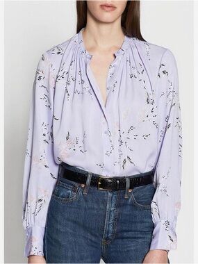 NWT Equipment Floral Button-Up Blouse